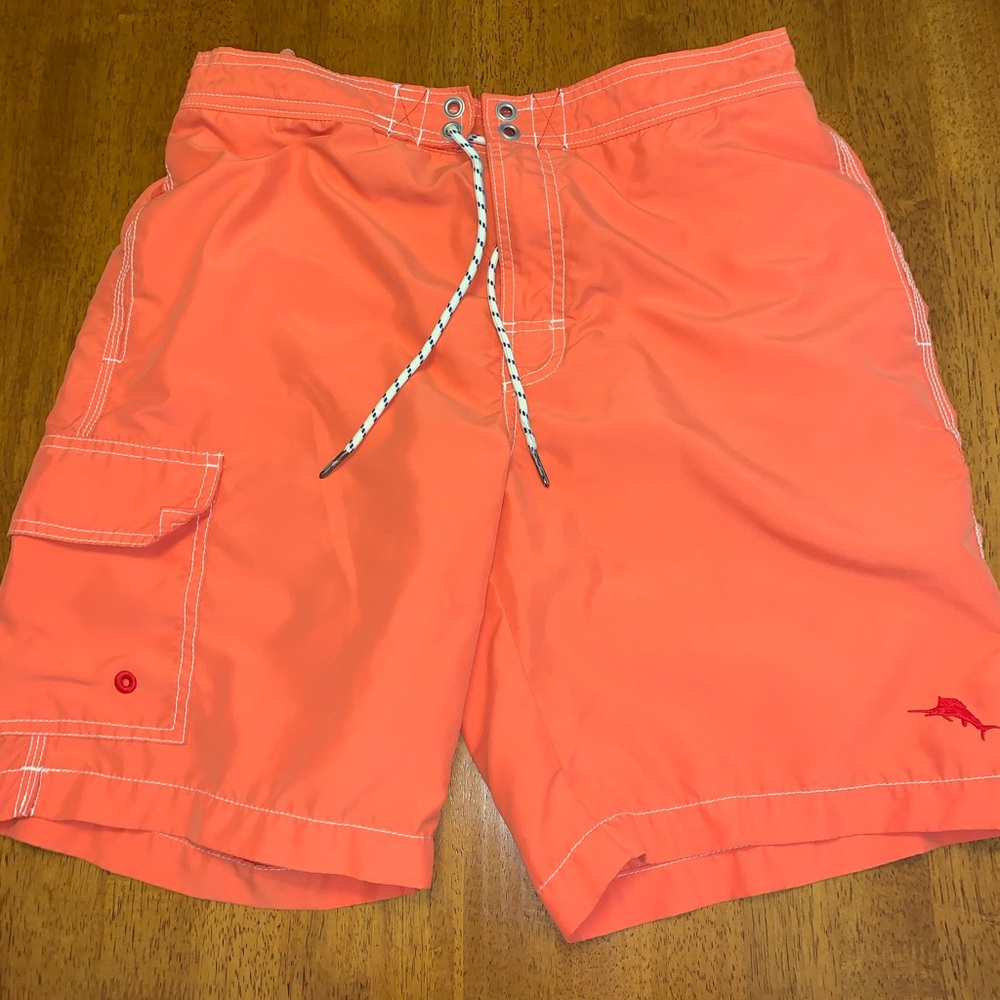 Tommy Bahama Orange Swim Shorts